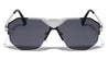 Frontal Grille Geometric Aviators Wholesale Sunglasses