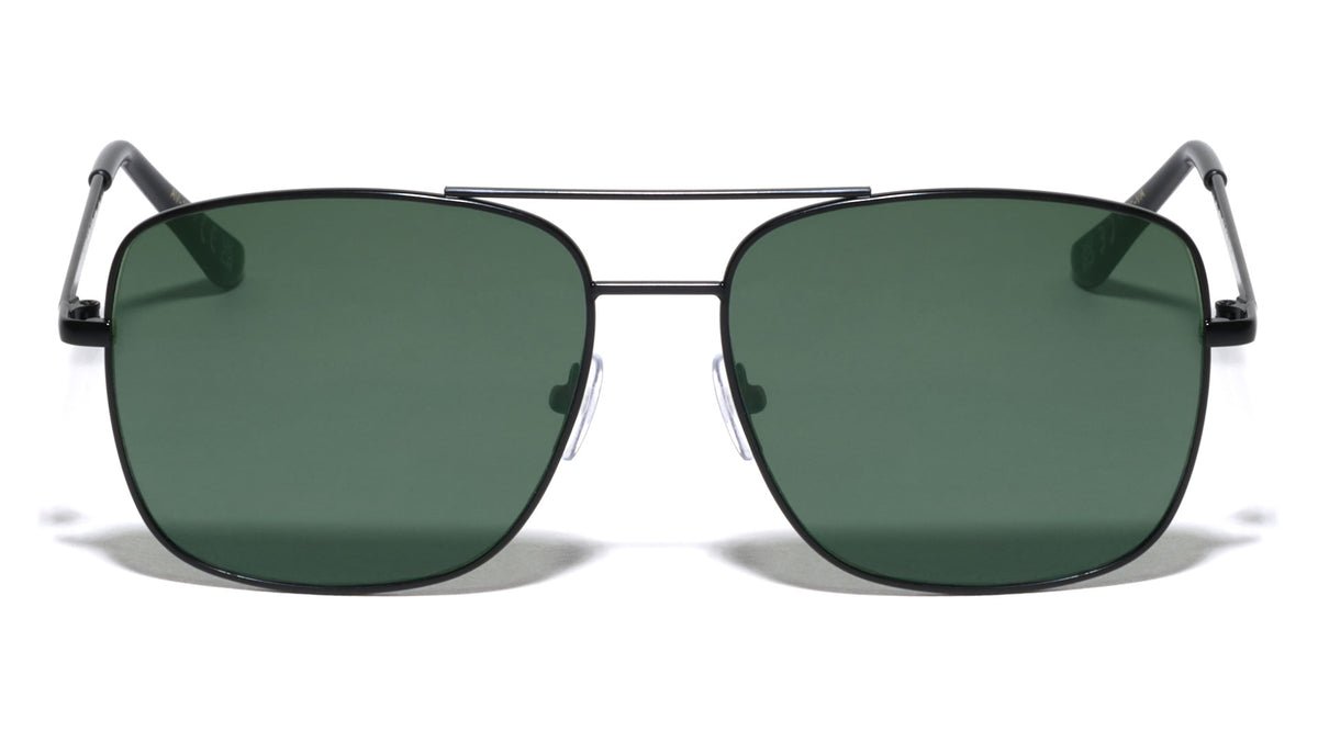 Flat Lens Squared Aviators Wholesale Sunglasses
