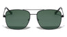 Flat Lens Squared Aviators Wholesale Sunglasses