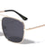 Flat Lens Squared Aviators Wholesale Sunglasses
