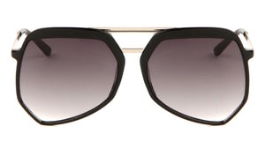 Angled Color Mirror Aviators Wholesale Bulk Sunglasses