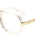 Fashion Aviator Eye Wear with Clear Lens Wholesale