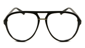 Classic Fashion Metal Nose Bridge Aviators Clear Lens Wholesale Glasses