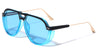 Crystal Color Side Lens Shield Aviators Wholesale Sunglasses