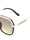 Solid Browline Fashion Aviators Sunglasses Wholesale
