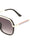 Solid Browline Fashion Aviators Sunglasses Wholesale