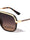 Three Stripe Temple Aviators Sunglasses Wholesale