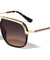 Three Stripe Temple Aviators Sunglasses Wholesale
