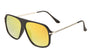 Solid Plate Aviators Color Mirror Wholesale Sunglasses