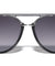 Metal Nose Accent Flat Top Aviators Wholesale Sunglasses