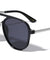 Metal Nose Accent Flat Top Aviators Wholesale Sunglasses