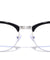 Blue Light Blocking Silver Club Wholesale Eyewear