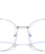 Blue Light Blocking Silver Retro Cat Eye Wholesale Eyewear