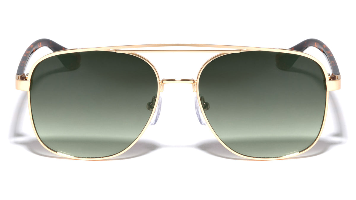 Double Top Bar Modern Aviators Wholesale Sunglasses
