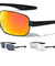 Color Mirror Lens Sports Rectangle Wholesale Sunglasses
