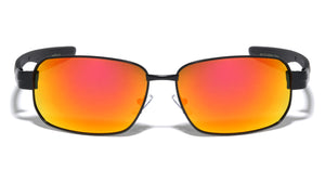 Color Mirror Lens Sports Rectangle Wholesale Sunglasses