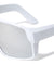 Oversized Flat Top One Piece Rectangle Wholesale Sunglasses