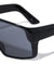 Oversized Flat Top One Piece Rectangle Wholesale Sunglasses