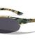 Camouflage Semi Rimless Sports Wholesale Sunglasses