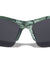 Camouflage Semi Rimless Temple Cutout Sports Wholesale Sunglasses