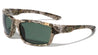 Camouflage Thick Frame Rectangle Sports Wholesale Sunglasses