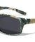 Camouflage Grip Temple Square Sports Wholesale Sunglasses