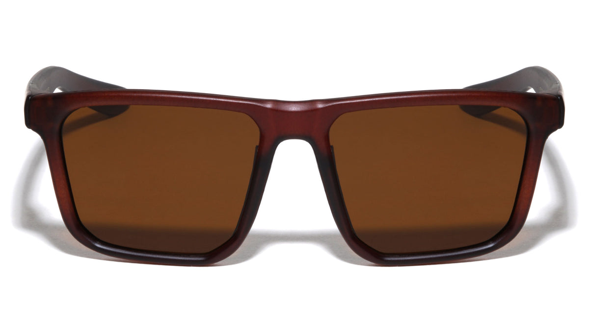 Flat Top Tapered Temple Square Wholesale Sunglasses