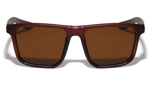 Flat Top Tapered Temple Square Wholesale Sunglasses