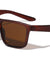 Flat Top Tapered Temple Square Wholesale Sunglasses