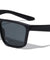 Flat Top Tapered Temple Square Wholesale Sunglasses