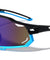 Color Mirror Cutout Lens One Piece Shield Sports Wholesale Sunglasses