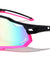 Color Mirror Cutout Lens One Piece Shield Sports Wholesale Sunglasses