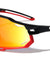 Color Mirror Cutout Lens One Piece Shield Sports Wholesale Sunglasses