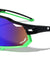 Color Mirror Cutout Lens One Piece Shield Sports Wholesale Sunglasses