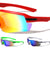 Color Mirror Semi Rimless One Piece Shield Sports Wholesale Sunglasses