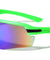 Color Mirror Semi Rimless One Piece Shield Sports Wholesale Sunglasses