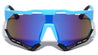 Color Mirror One Piece Shield Lens Sports Wholesale Sunglasses