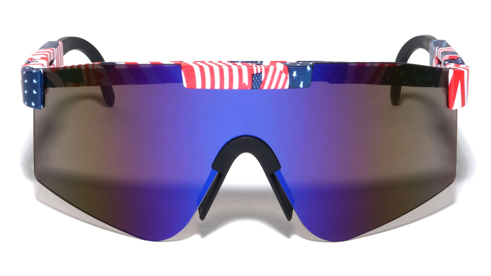 JuicyOrange USA Flag Print Sunglasses - Unisex Patriotic Fashion Shades - UV400
