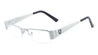 KHAN Semi-Rimless Clear Rectangle Glasses Wholesale