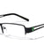 KHAN Clear Lens Semi Rimless Rectangle Wholesale Eyewear