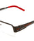 KHAN Rectangle Semi-Rimless Clear Lens Wholesale Glasses