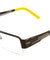 KHAN Rectangle Semi-Rimless Clear Lens Wholesale Glasses