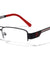 KHAN Semi-Rimless Clear Lens Wholesale Glasses