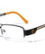 KHAN Semi-Rimless Clear Lens Wholesale Glasses