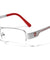 KHAN Semi-Rimless Clear Lens Wholesale Glasses