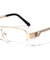 KHAN Semi-Rimless Clear Lens Wholesale Glasses