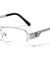KHAN Semi-Rimless Clear Lens Wholesale Glasses