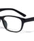 Clear Lens Rectangle Eyewear with Color Temple Wholesale