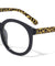 Polka Dots Temple Print Clear Lens Eyewear