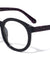 Polka Dots Temple Print Clear Lens Eyewear